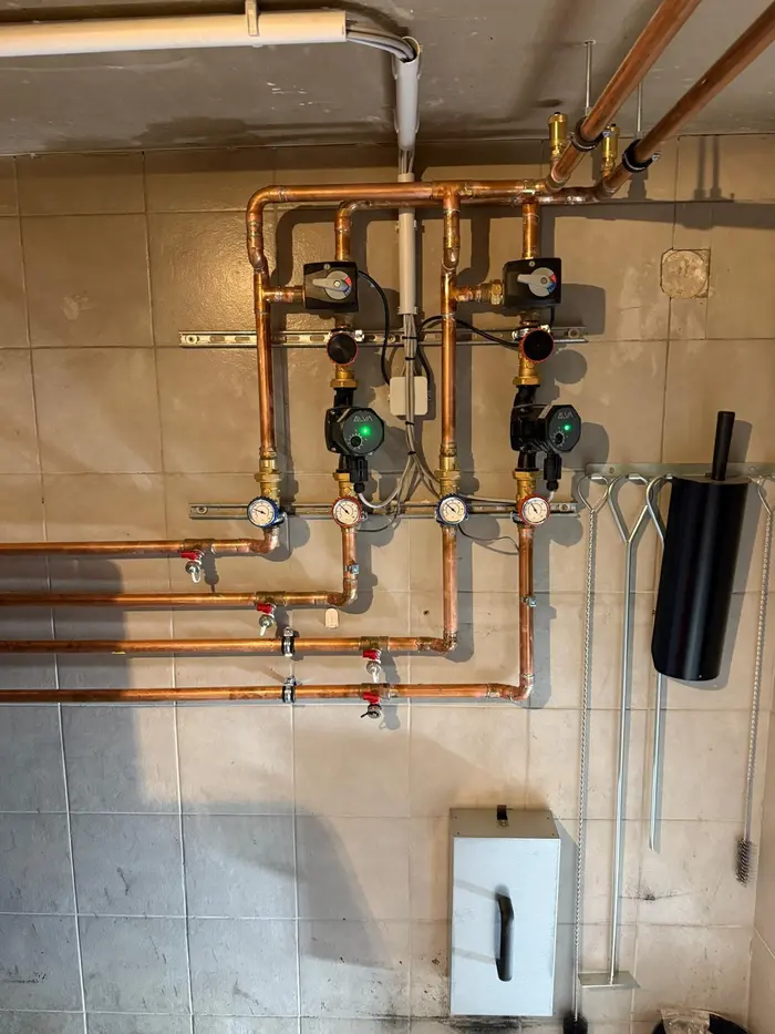 Saubere Sanitärinstallation